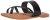 Amazon Essentials Sandalia de Dedo con Una Banda Mujer, Negro, 39.5 EU